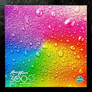 New Aimee Stewart 300 Piece "DROPS of COLOR" Buffalo Games Puzzle Large
Pieces